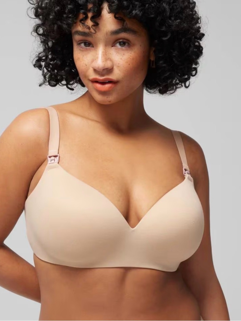 Soma Enbliss nursing bra 40DD maternity wire free ADOBE ROSE breast feeding NWT